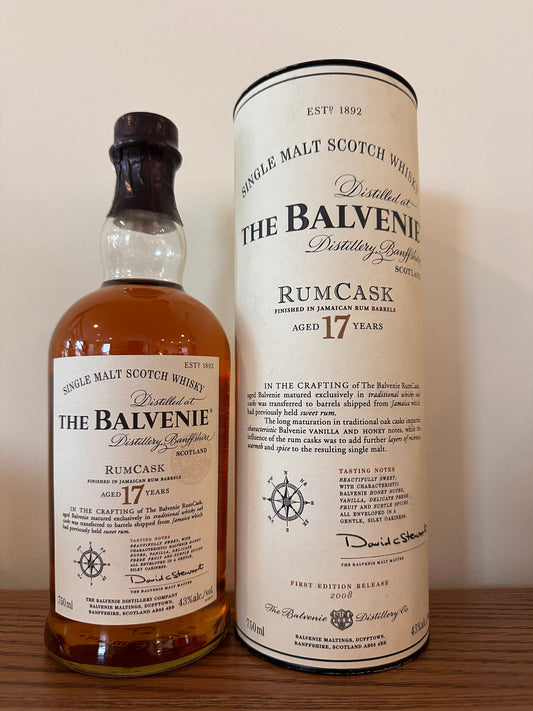 2008 Balvenie 17 Year Old Rum Cask Whisky 750ml