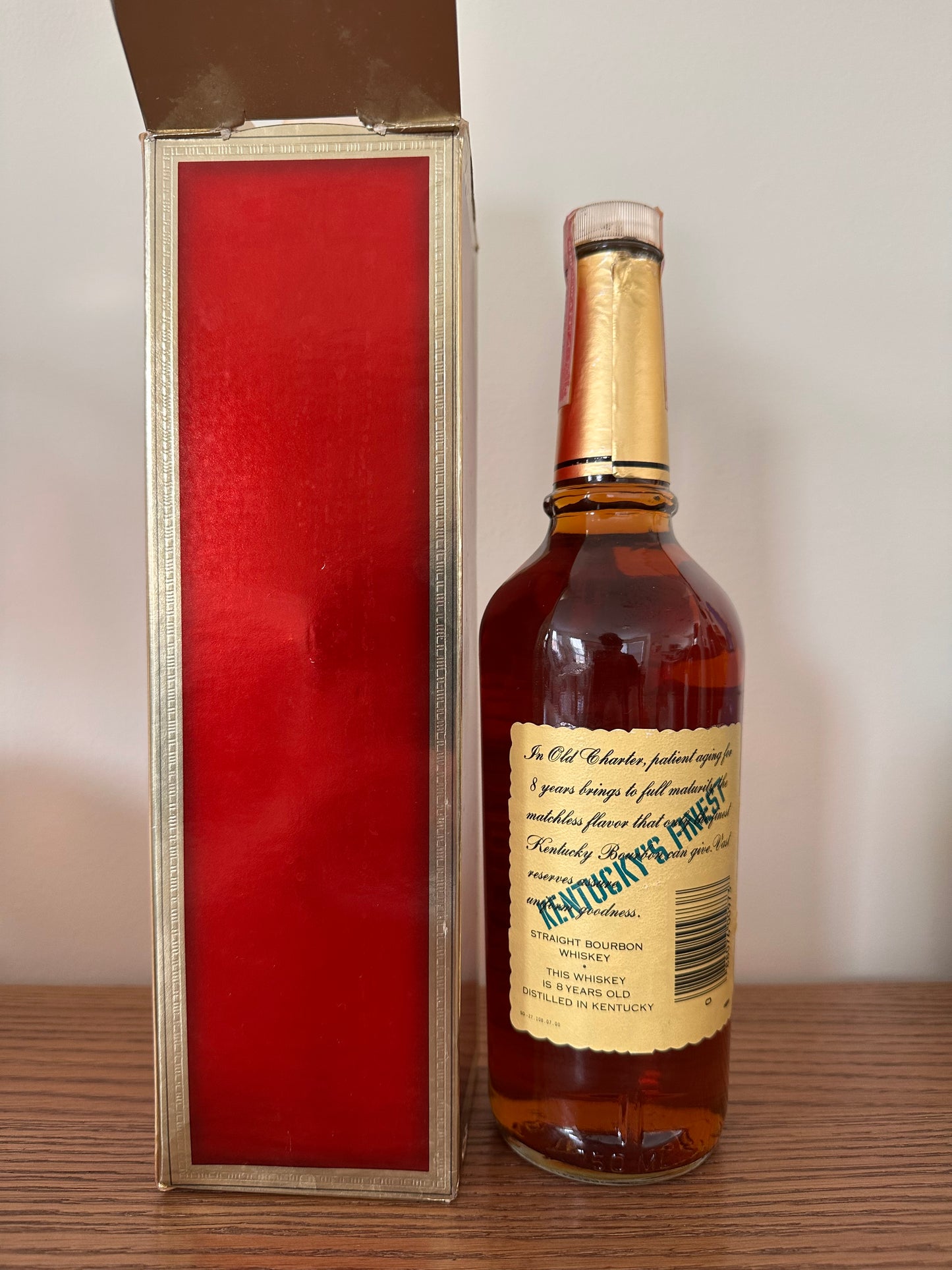 1983-1985 Old Charter 8 Year Kentucky Straight Bourbon 750ml