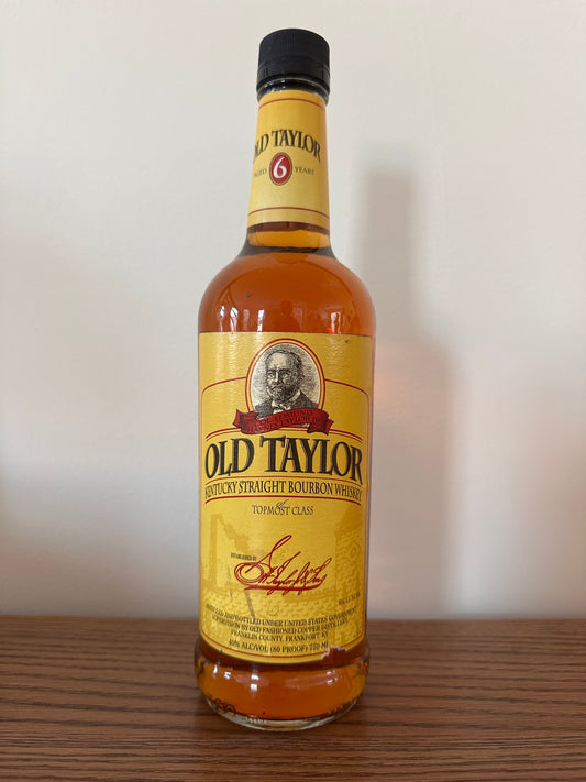 Old Taylor 6 Year Old Kentucky Straight Bourbon Whiskey 750ml Bottled 2013