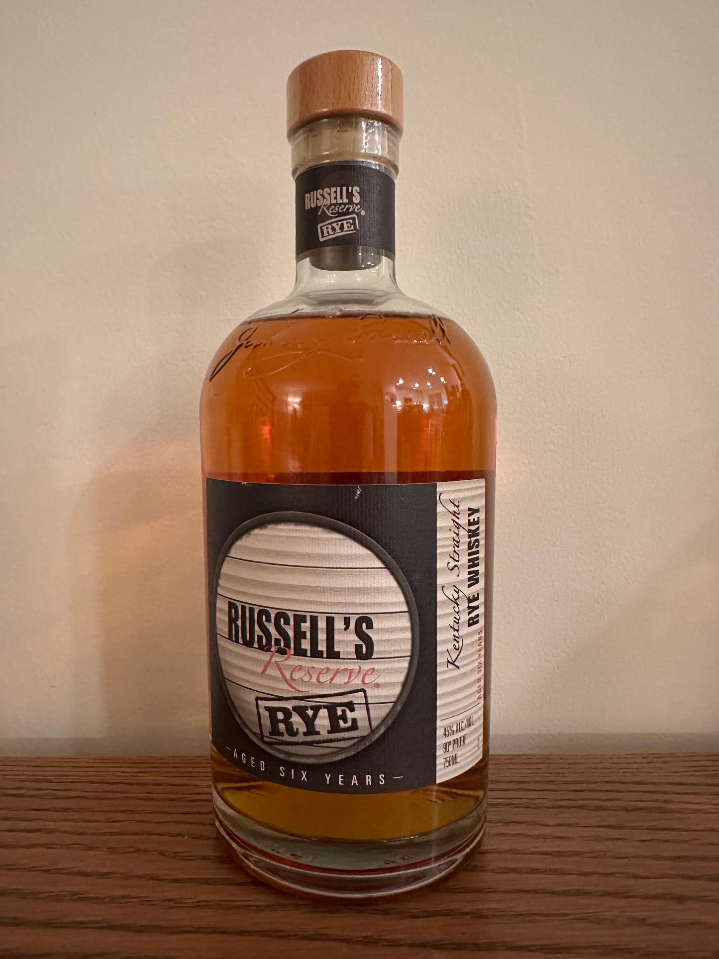 2007 Russell's Reserve Rye 750ml