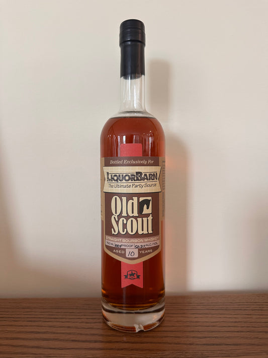 Smooth Ambler LiquorBarn - 10 year Old Scout Single Barrel Bourbon Whiskey 750ml 50.2% ABV