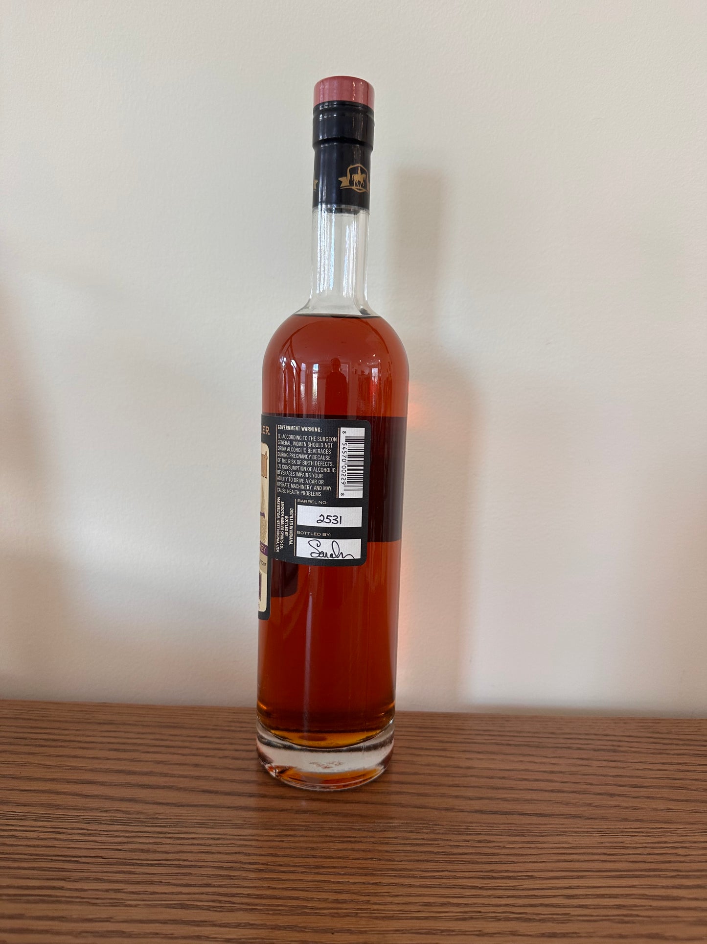Smooth Ambler Gift Shop Release - 10 year Old Scout Single Barrel Rye Whiskey 750ml 56.1% ABV