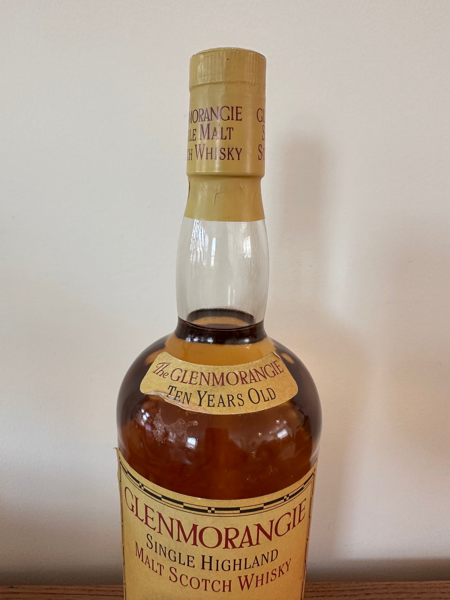 Glenmorangie 10 Year Old Single Malt Scotch Whisky (2000's Bottling) 1 Liter