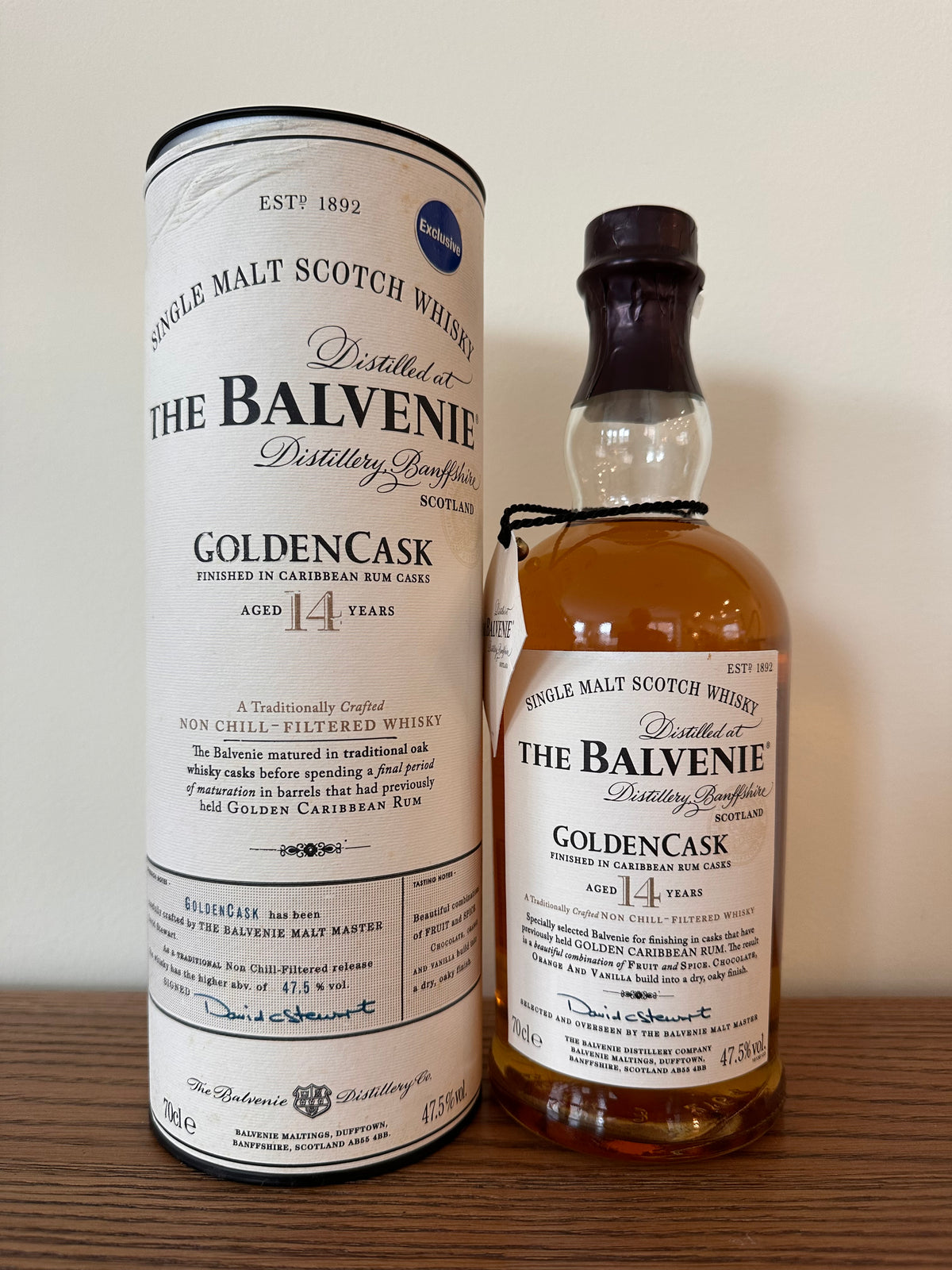 2009 The Balvenie Golden Caribbean Cask 14 Year Old Single Malt Scotch Whisky 700ml