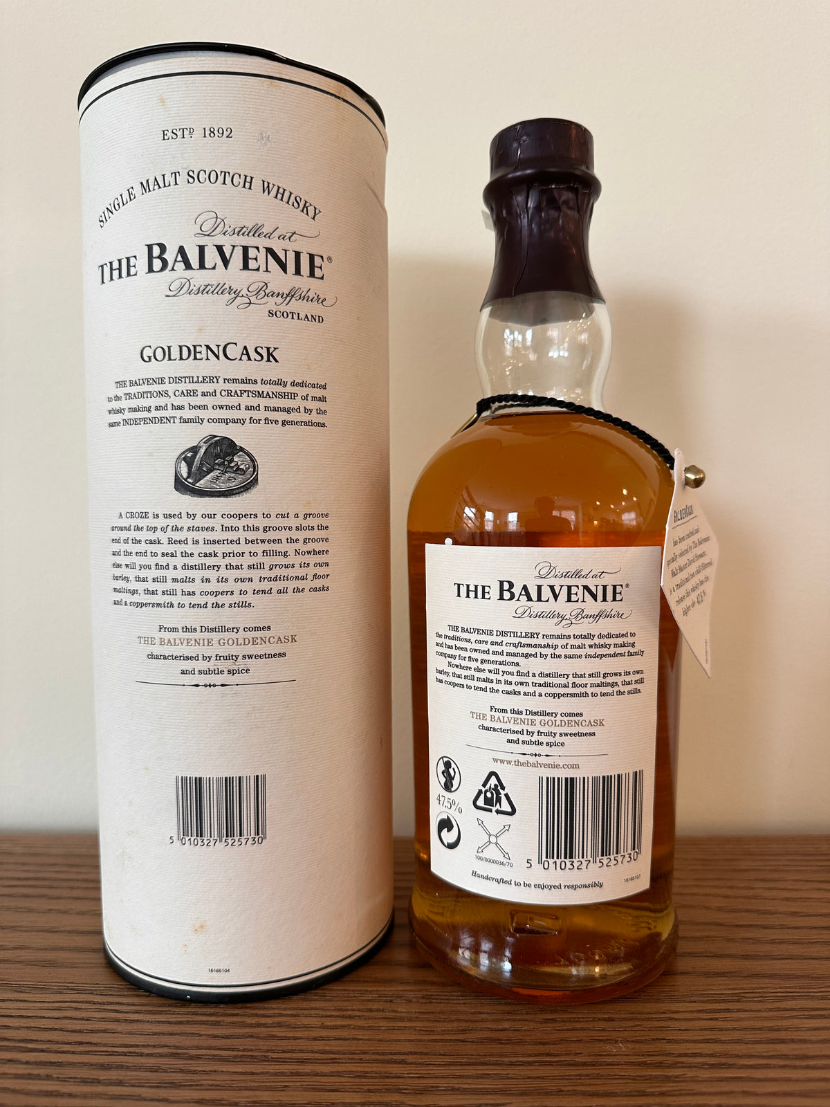 2009 The Balvenie Golden Caribbean Cask 14 Year Old Single Malt Scotch Whisky 700ml