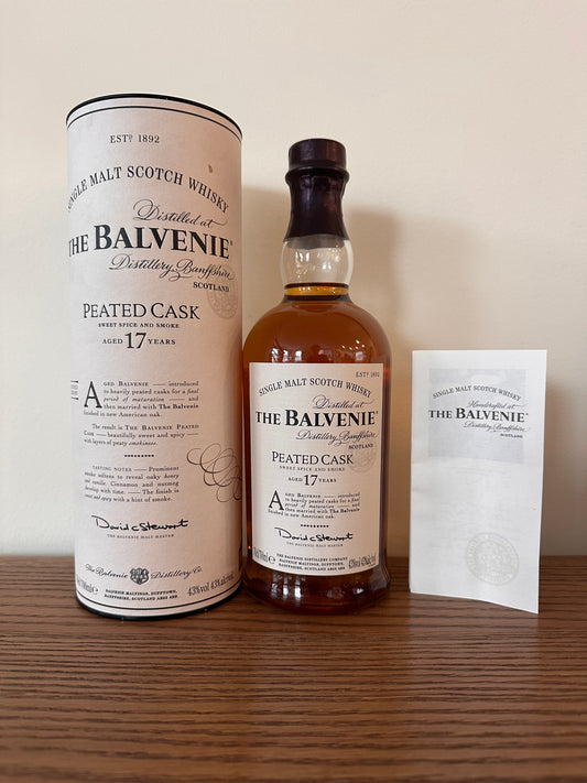 Balvenie Peated Cask 17 Year Old Single Malt Scotch Whisky 750ml