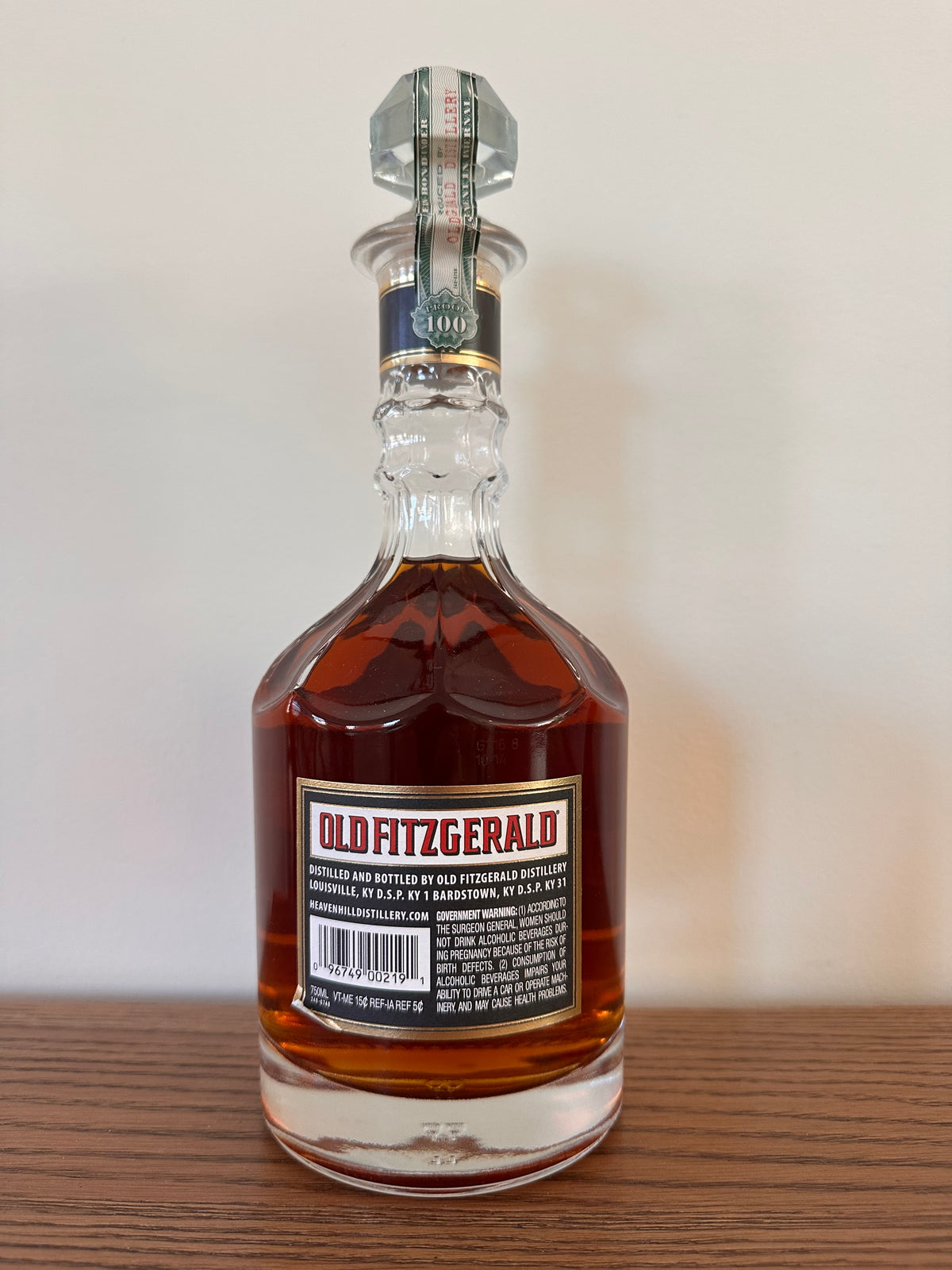 2018 Old Fitzgerald Bottled in Bond 9 Year 750ml
