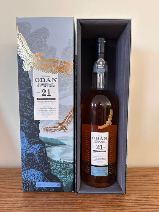 Oban 21 Year Old Single Malt Scotch Whisky 750ml