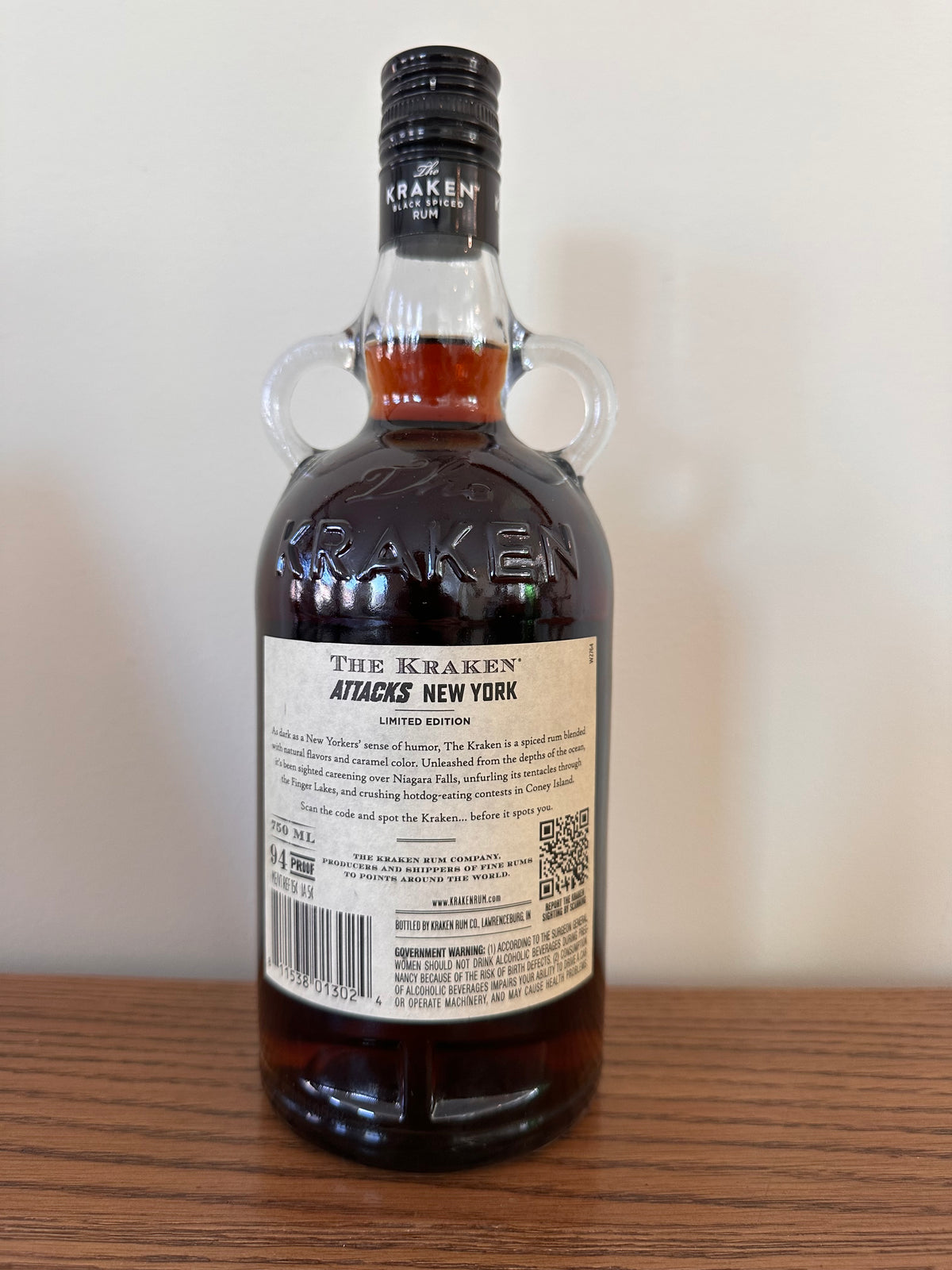 2021 Kraken Attacks New York Limited Edition 94 Proof 750ml