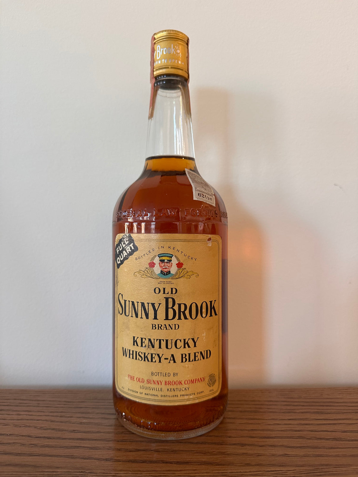 1957 Old Sunny Brook Kentucky Whiskey-A-Blend 1.0 Quart