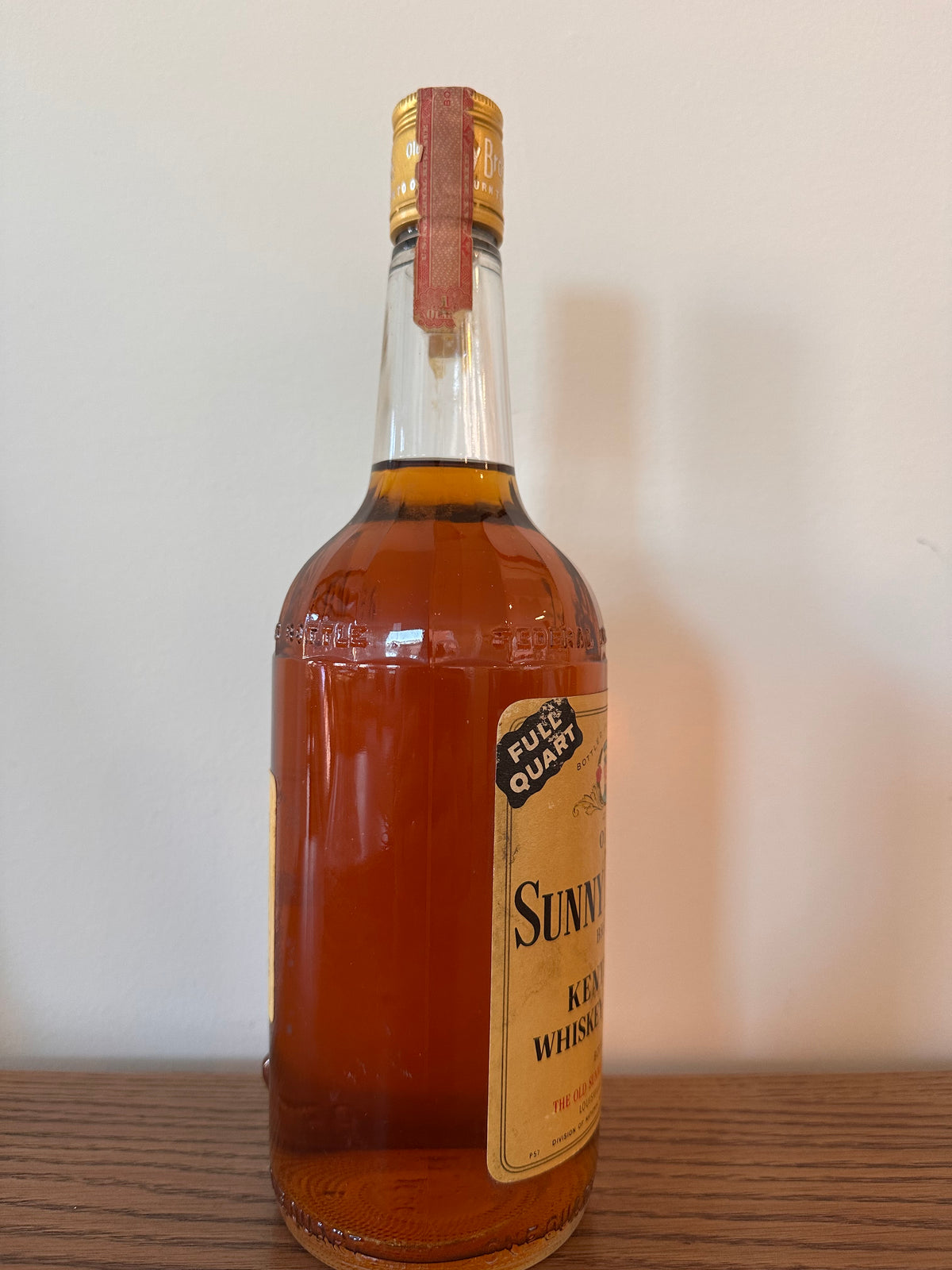 1957 Old Sunny Brook Kentucky Whiskey-A-Blend 1.0 Quart