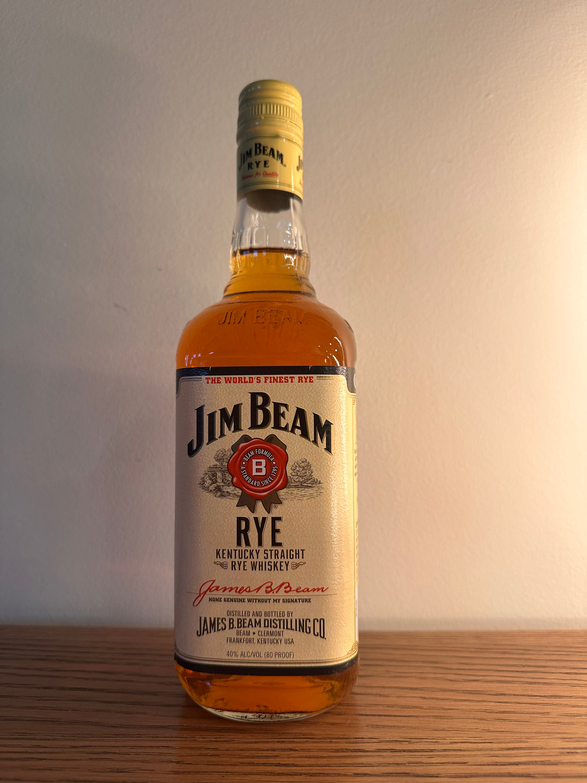2012 Jim Beam Rye Yellow Label 750ml