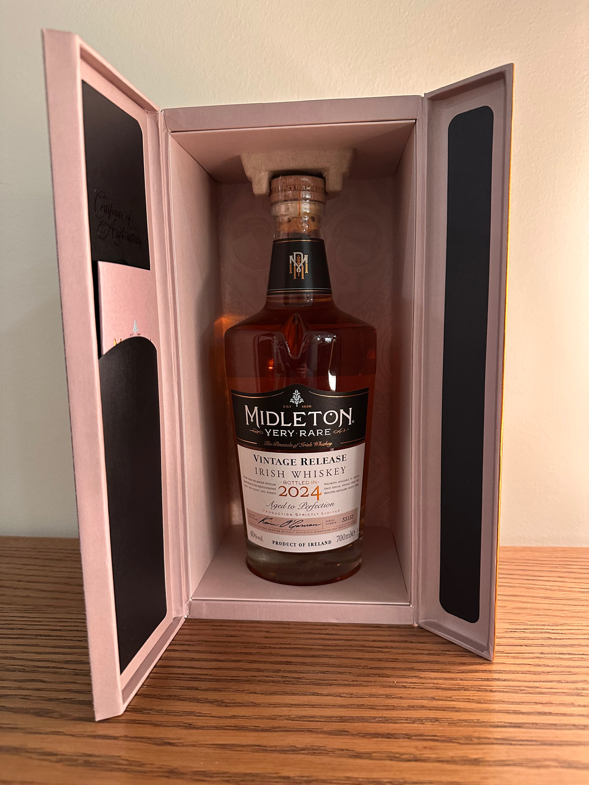 2024 Midleton Very Rare Vintage Blended Irish Whiskey 700ml