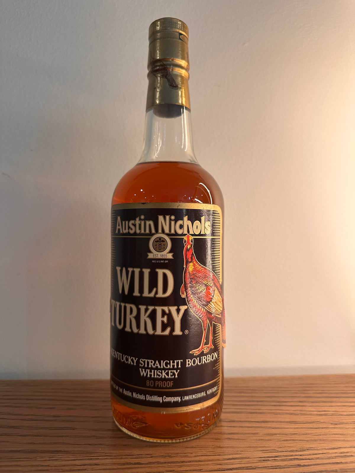 1987 Wild Turkey Austin Nichols 750ml