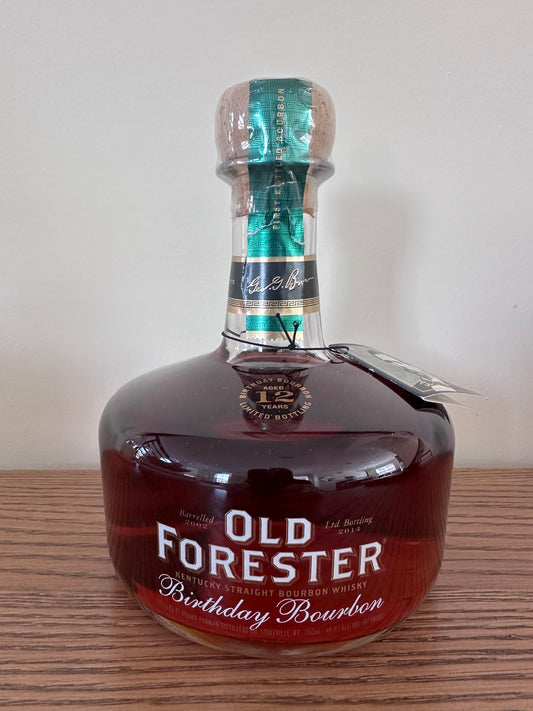 2014 Old Forester Birthday Bourbon 12 Year old Kentucky Straight Bourbon Whiskey 750ml
