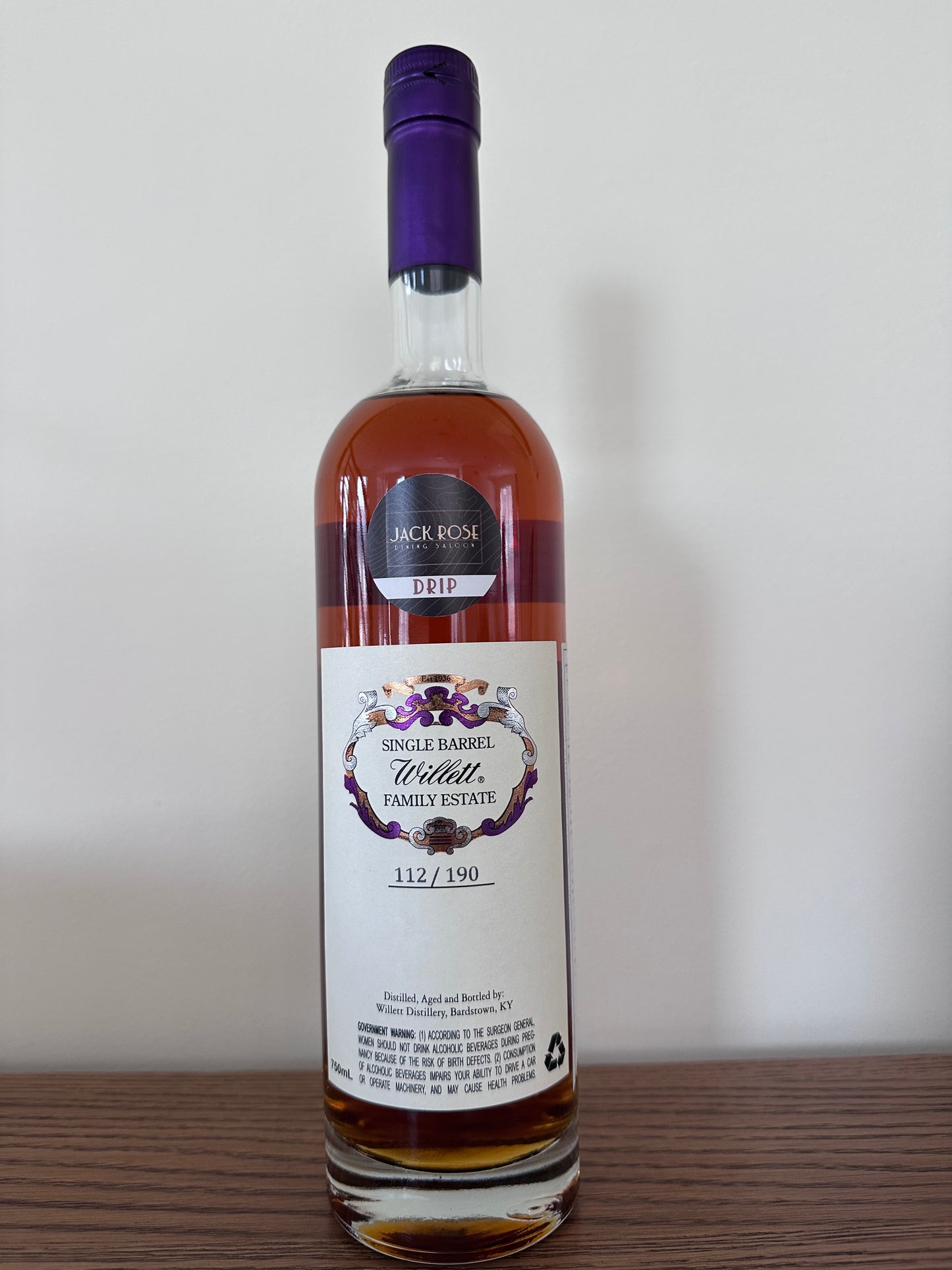 Willett Family Estate 8 Year Old Drip #2128