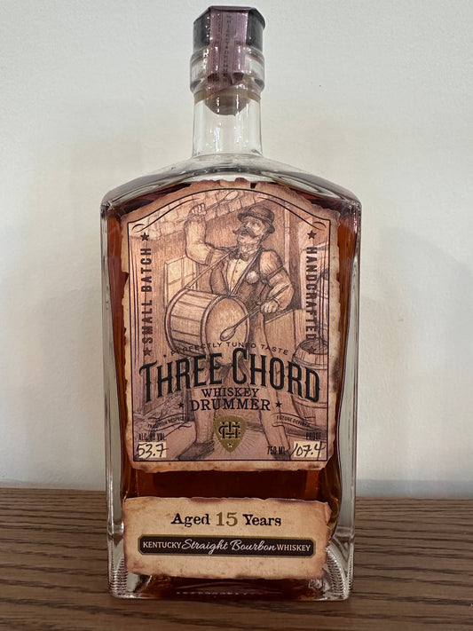 Three Chord Whiskey Drummer 15 Year Batch 3