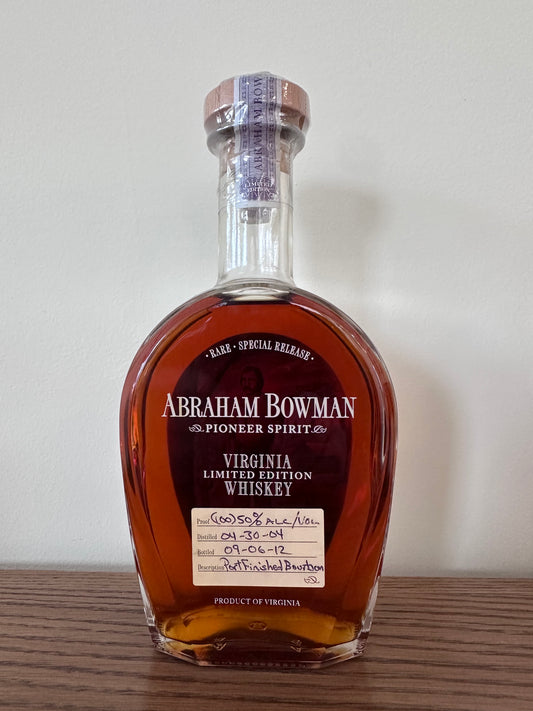 Abraham Bowman Port Finished 2012