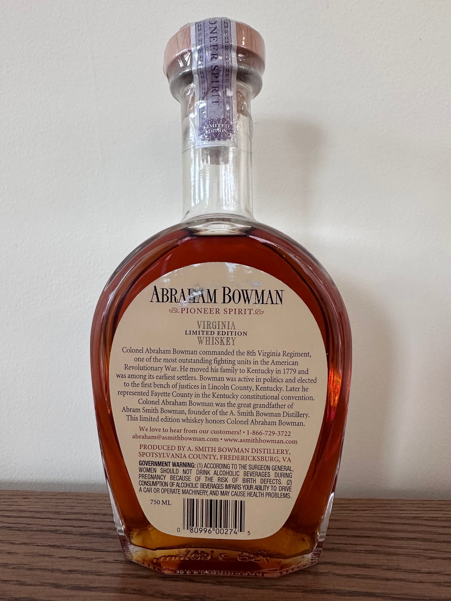 Abraham Bowman Port Finished 2012