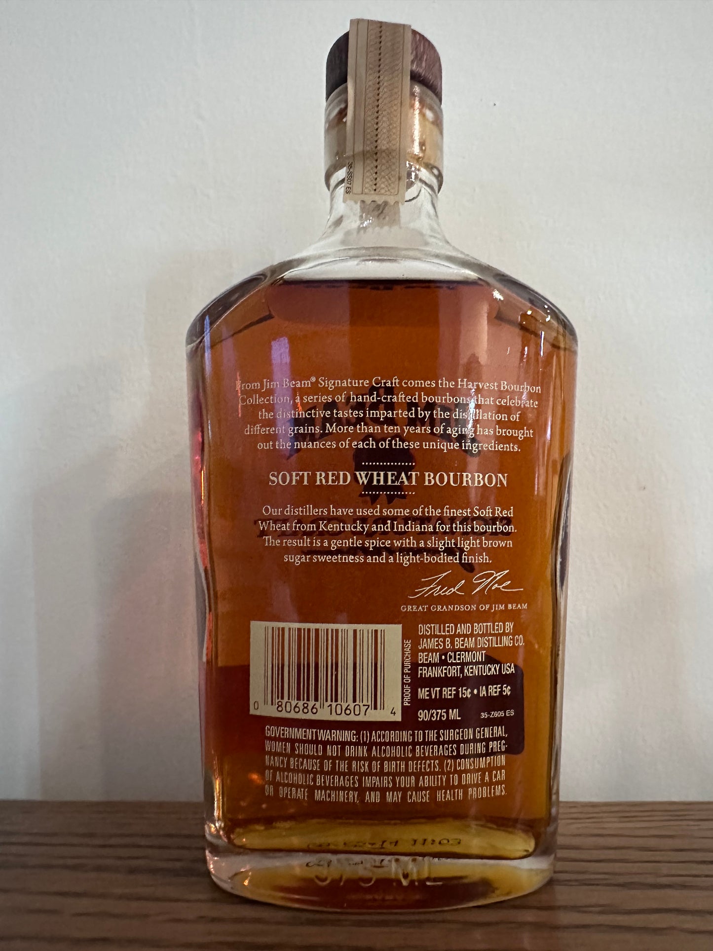 Jim Beam Signature Craft Soft Red Wheat 375ml