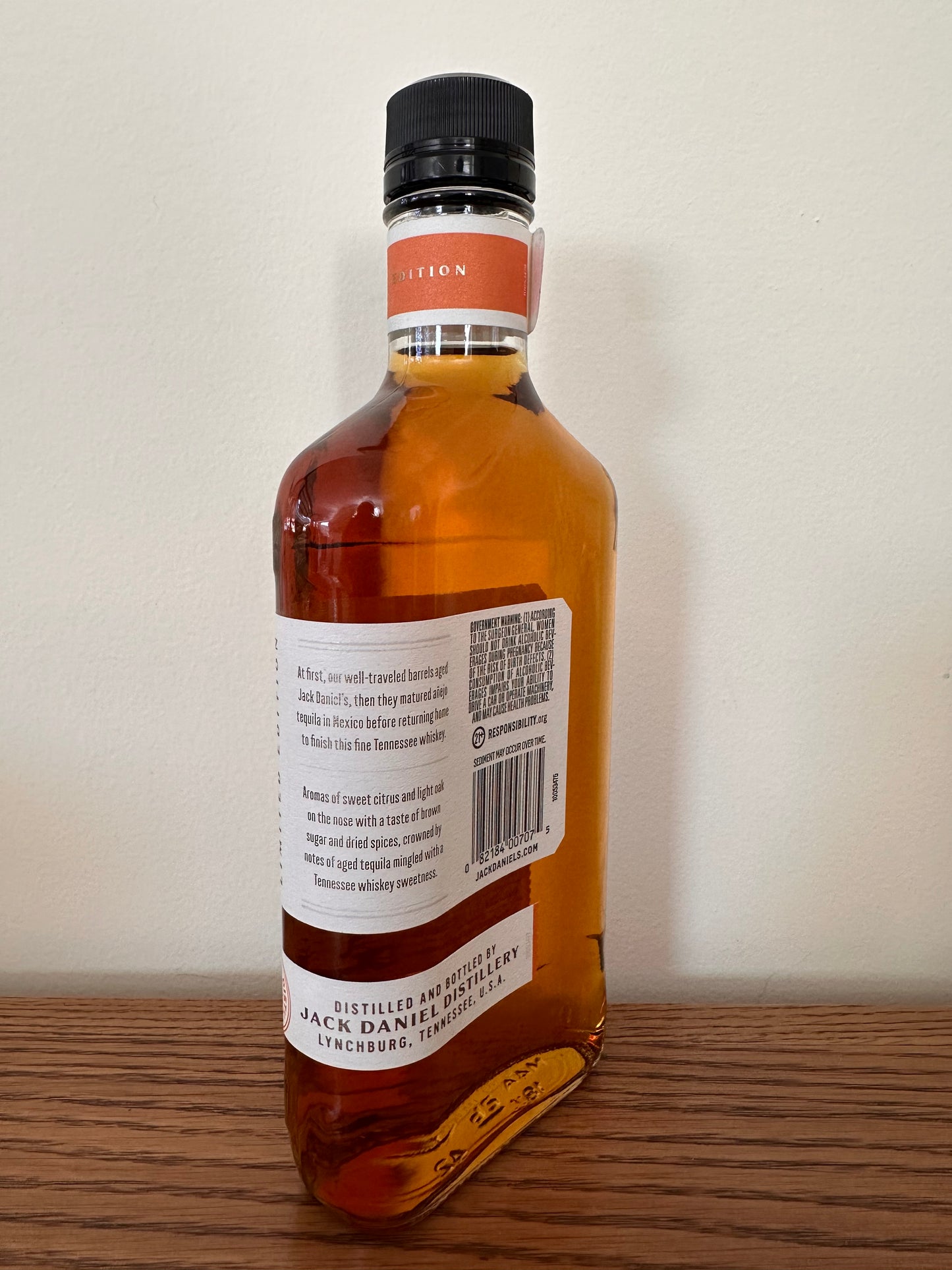 Jack Daniel’s Distillery Series Finished in Anejo Tequila Barrels