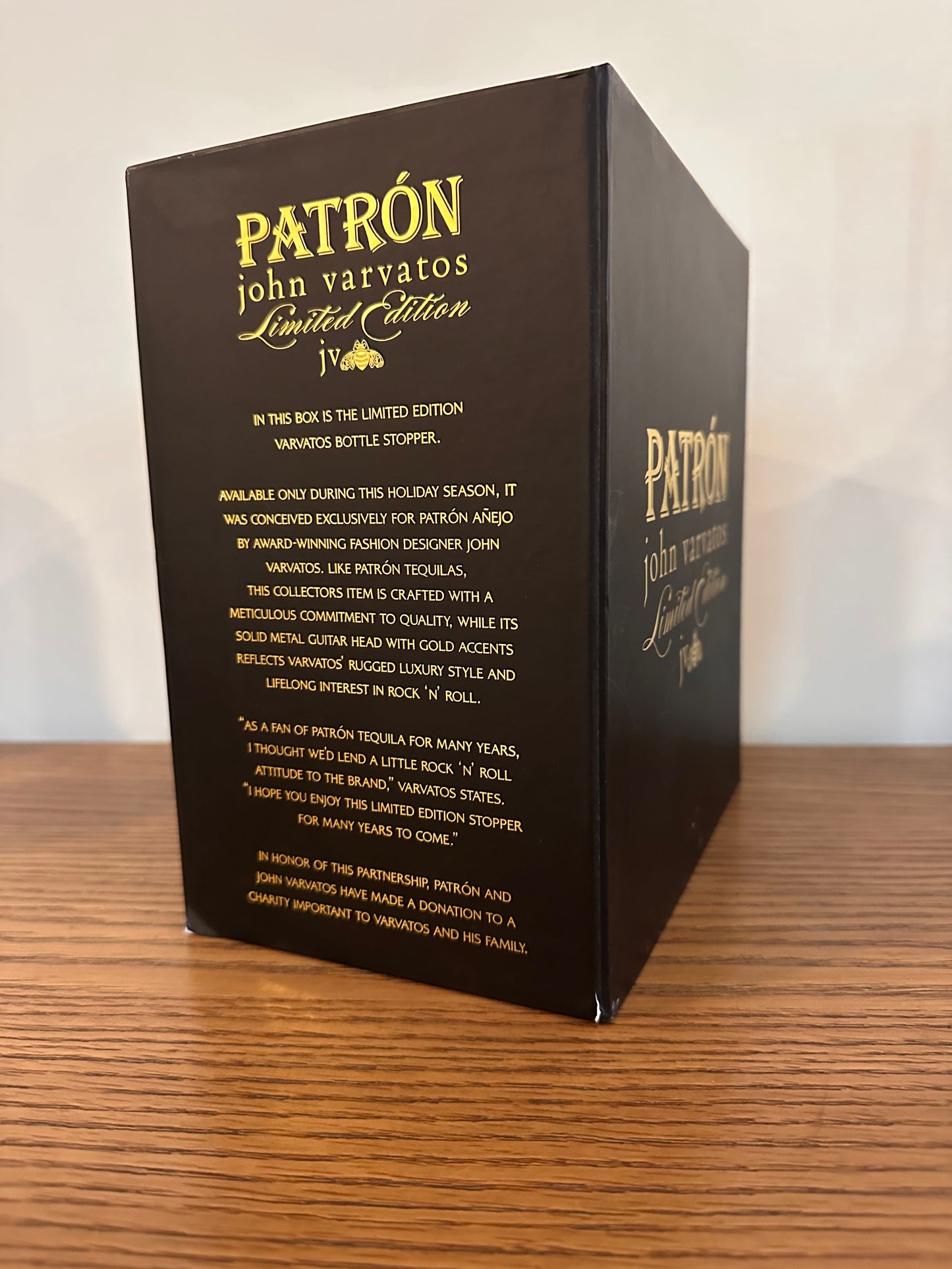 Patron John Varvatos Limited Edition Anejo Tequila 750ml