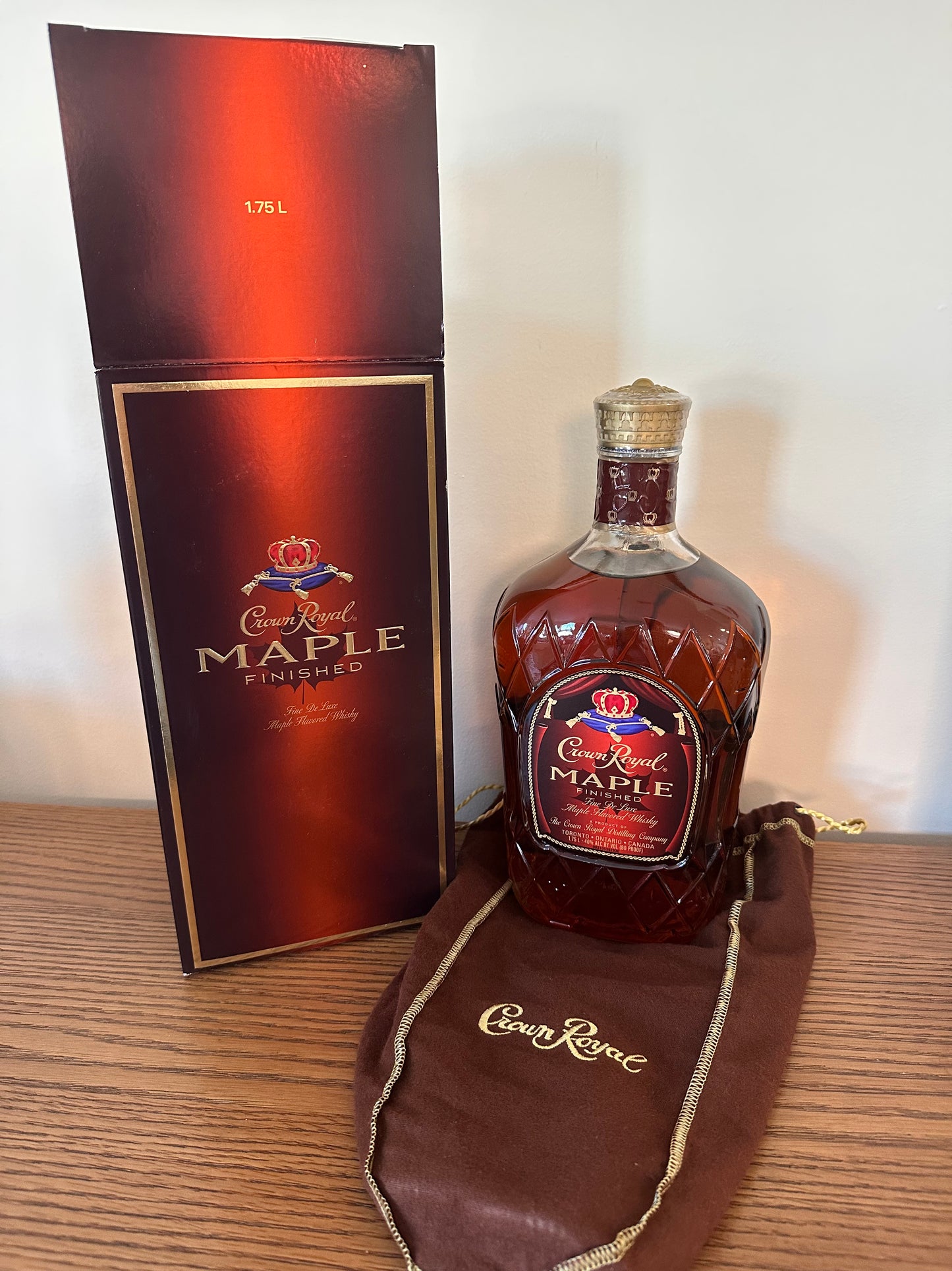 Crown Royal Maple Finished Fine Deluxe Maple Flavored Whisky 1.75L