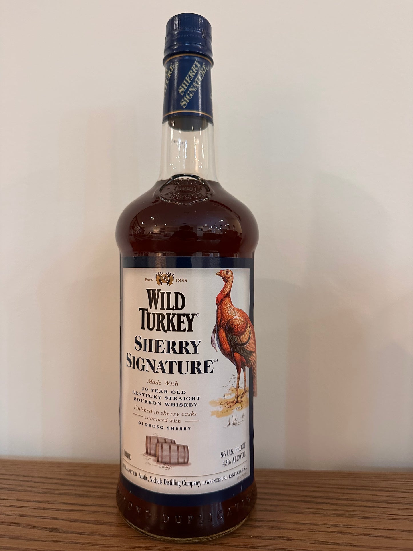 Wild Turkey Oloroso Sherry Signature 10 Year Old Bourbon 1lt