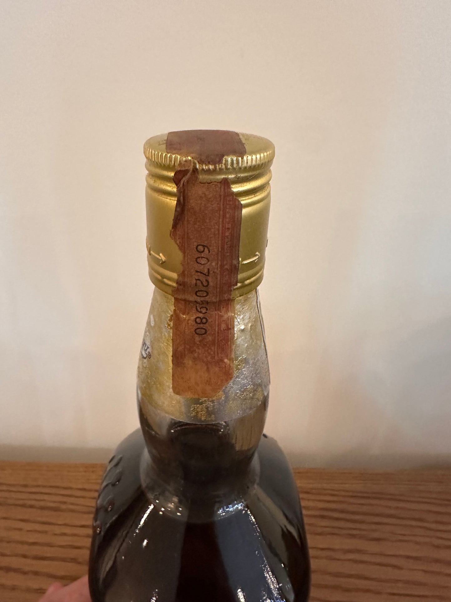 J.W. Dant Bourbon (1960s-1970s Release) 86 Proof Export 4/5 Quart