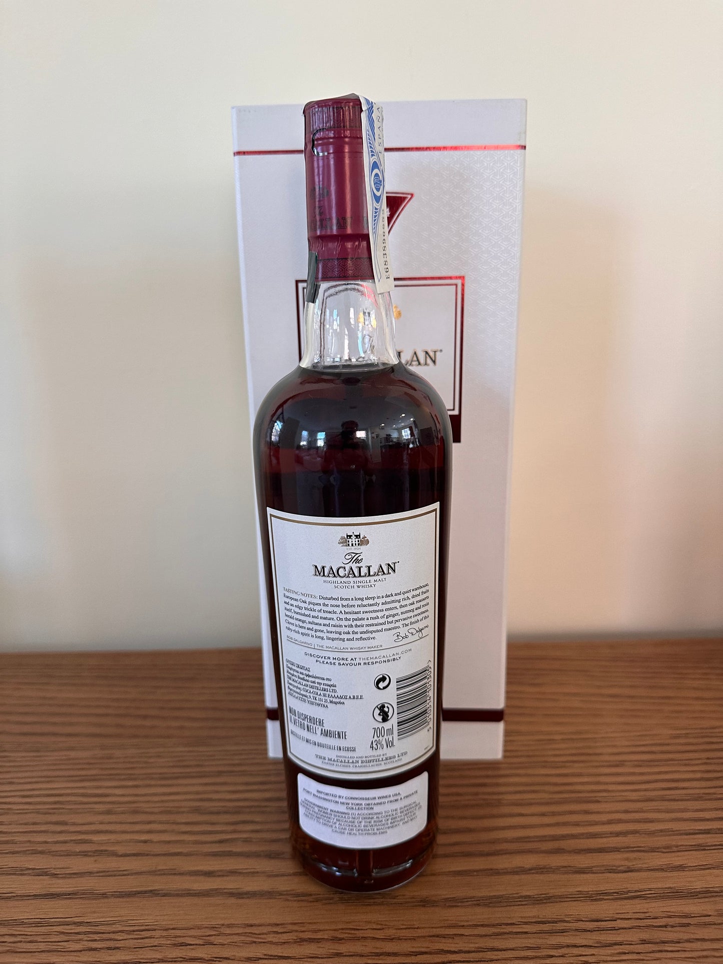 1824 Macallan Series Ruby Single Malt Scotch Whisky 700ml
