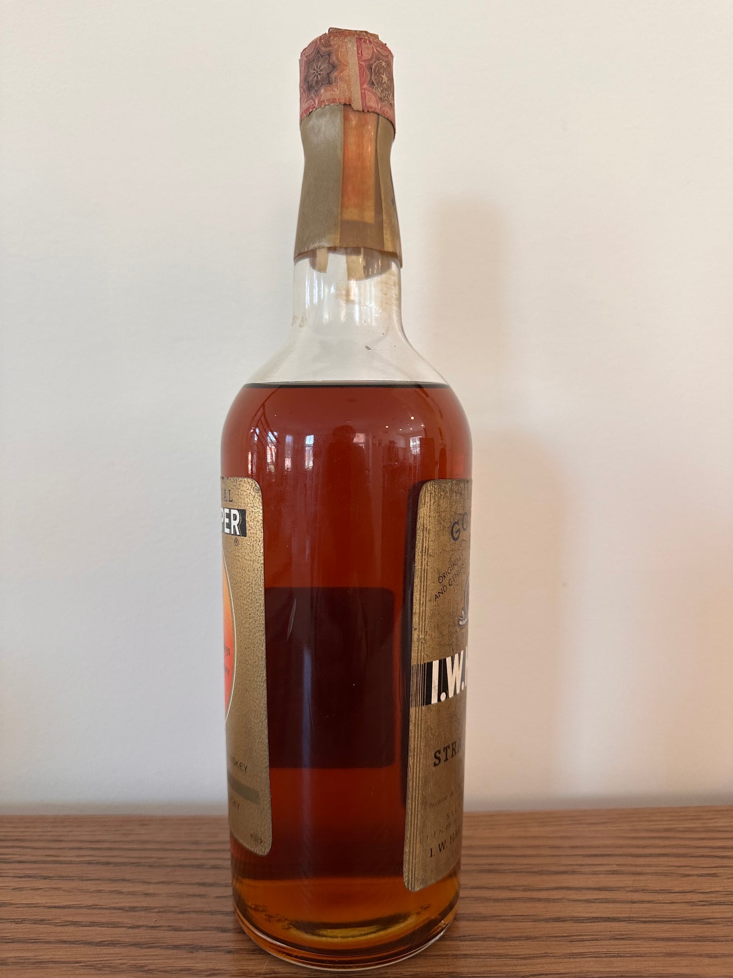 I.W. Harper Gold Medal Bourbon Whiskey 0.75l Vintage Imported By S.I.L.V.A Bianchi S.P.A