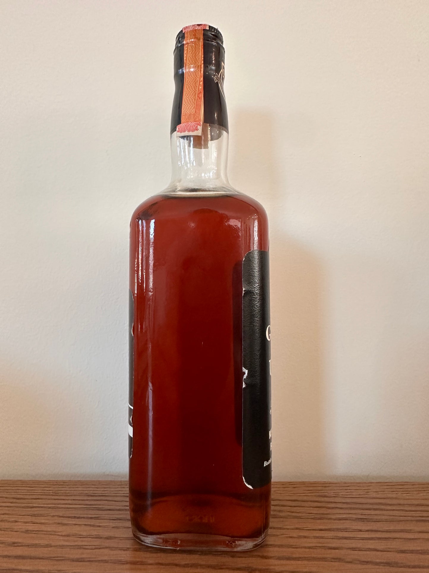 Grommes & Ullrich Black Label Bourbon Distilled in 1942 103 Months