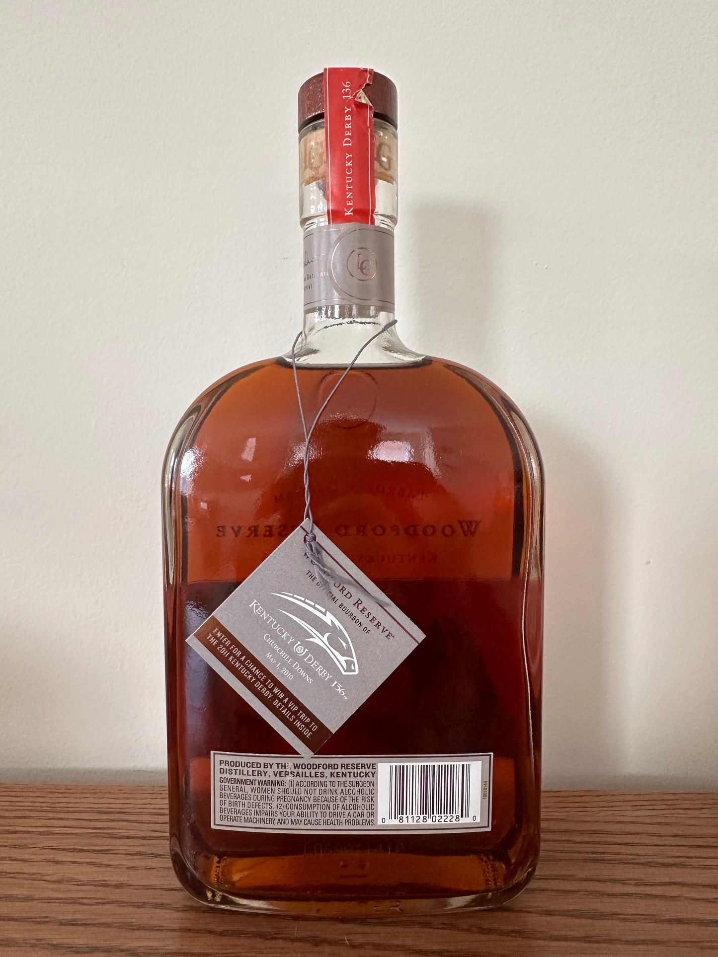 Woodford Reserve 2010 Kentucky Derby Edition #136 Straight Bourbon Whiskey 1L