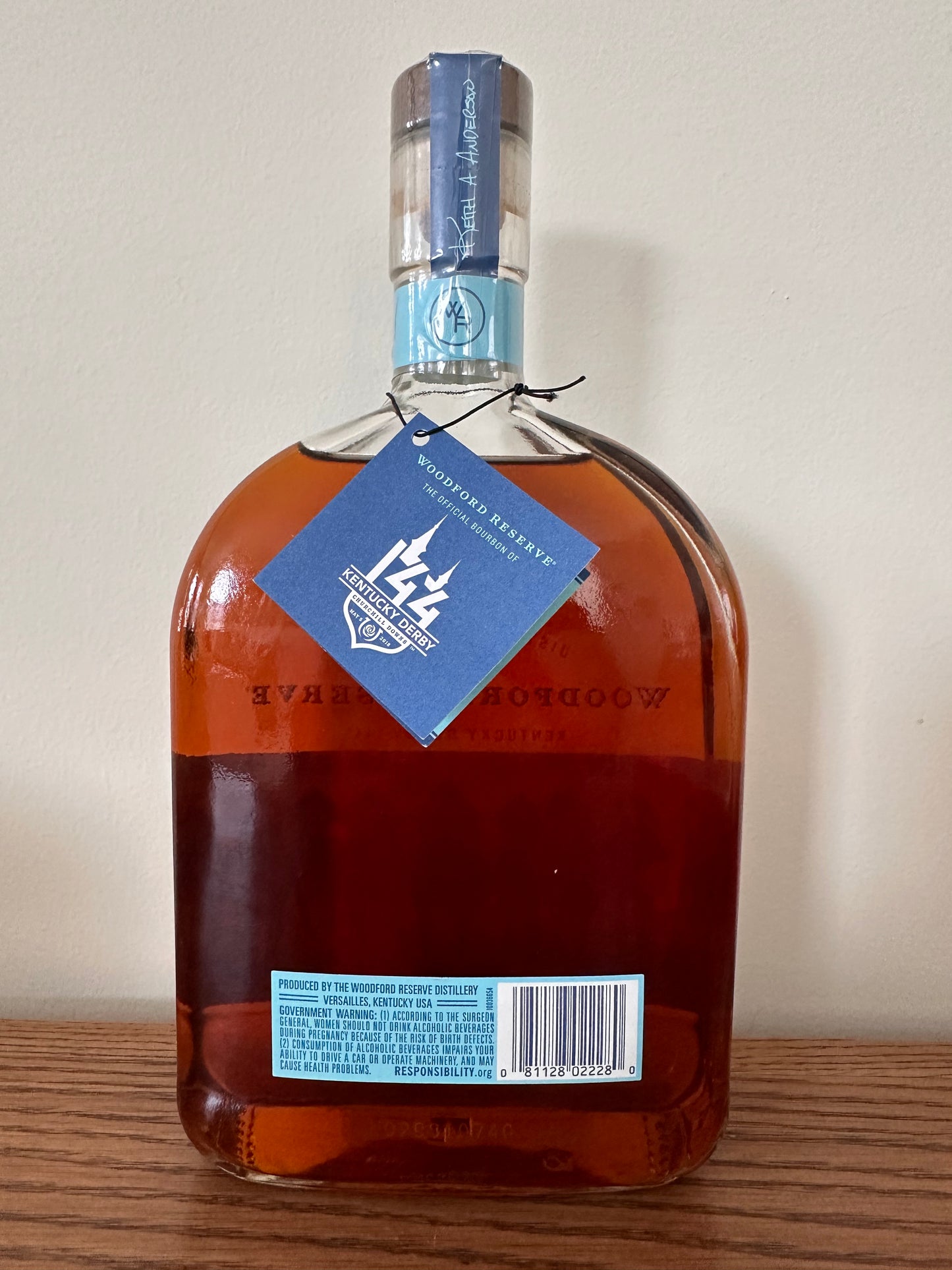 Woodford Reserve 2018 Kentucky Derby Edition #144 Straight Bourbon Whiskey 1L