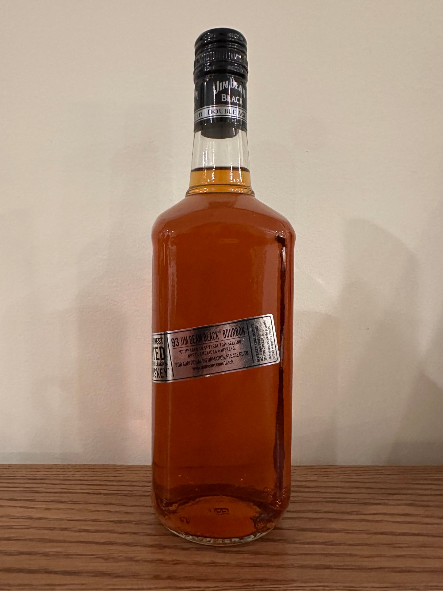 Jim Beam Black Doubled Aged 8 Year Old Bourbon Whiskey 750ml