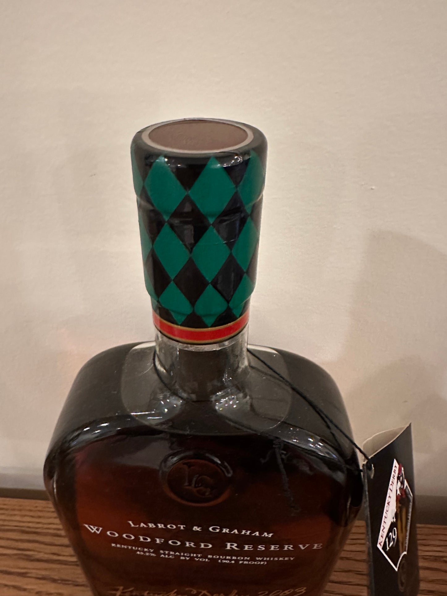 Woodford Reserve 2003 Kentucky Derby Edition #129 Straight Bourbon Whiskey 1L