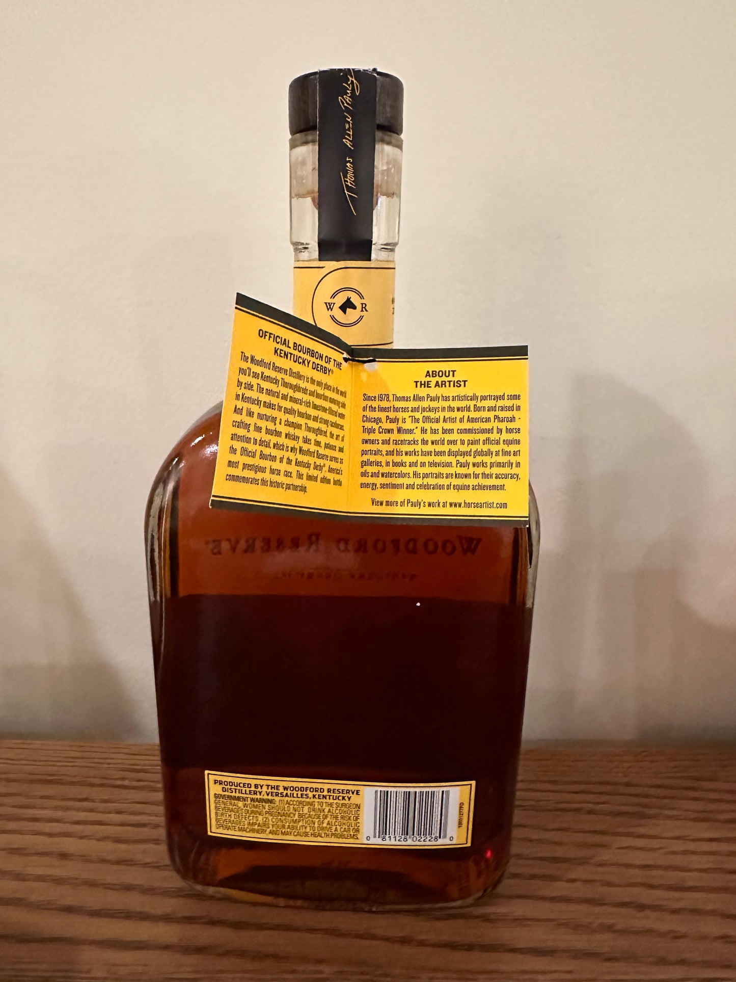 Woodford Reserve 2016 Kentucky Derby Edition #142 Straight Bourbon Whiskey 1L