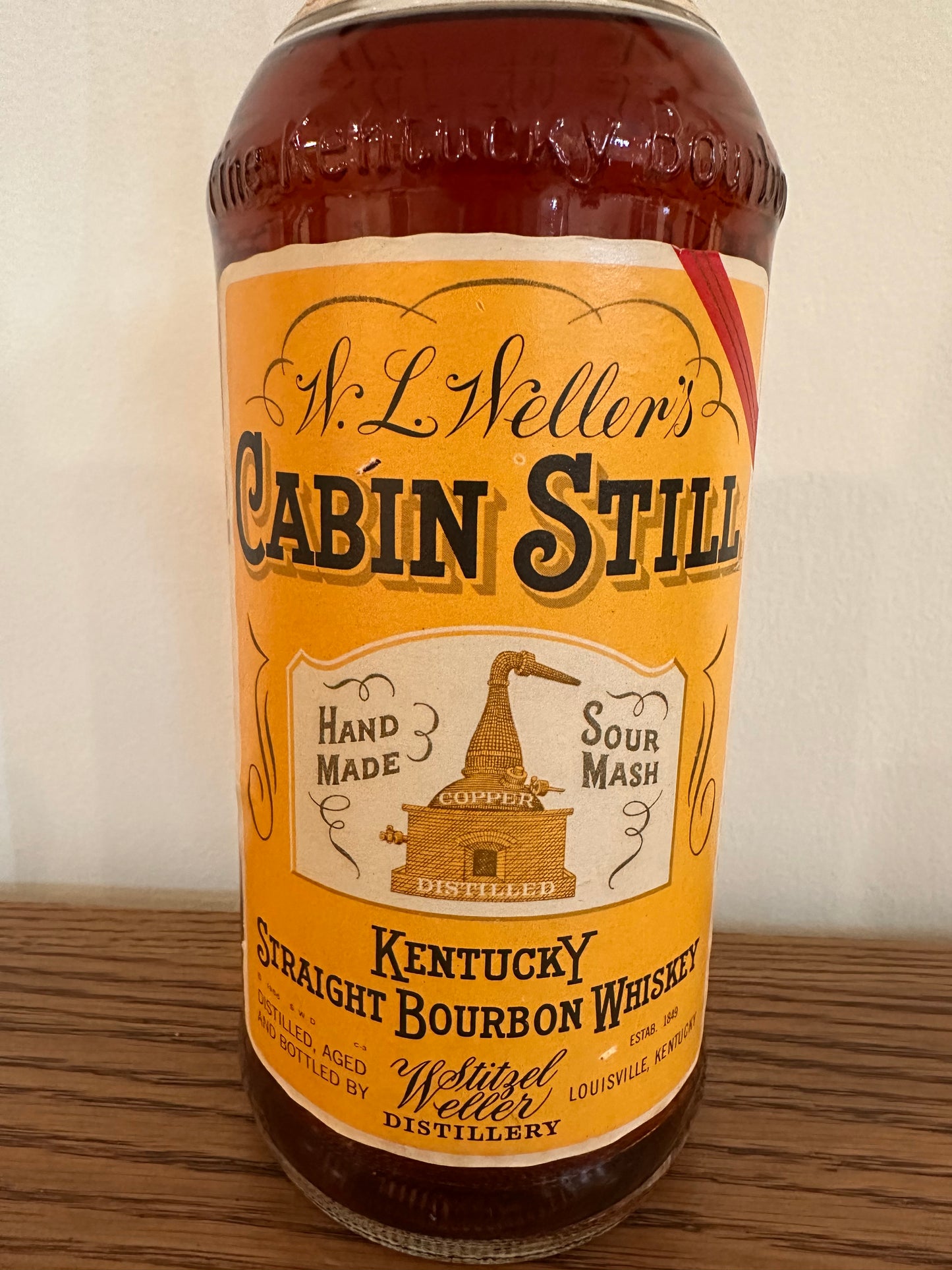 Cabin Still Bourbon (4/5 Quart, Stitzel-Weller)