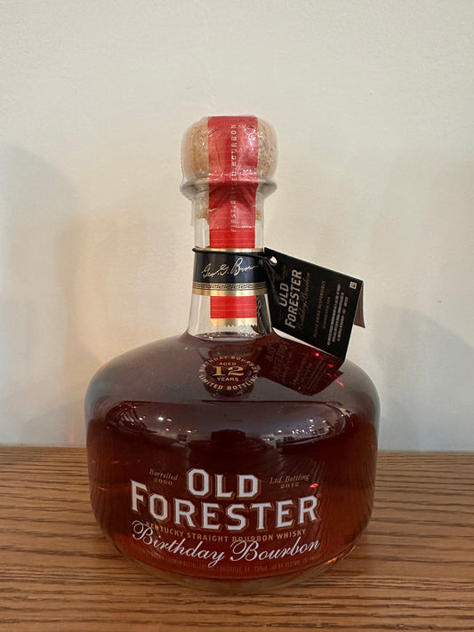2012 Old Forester Birthday Bourbon 12 Year Old Kentucky Straight Bourbon Whiskey 750ml