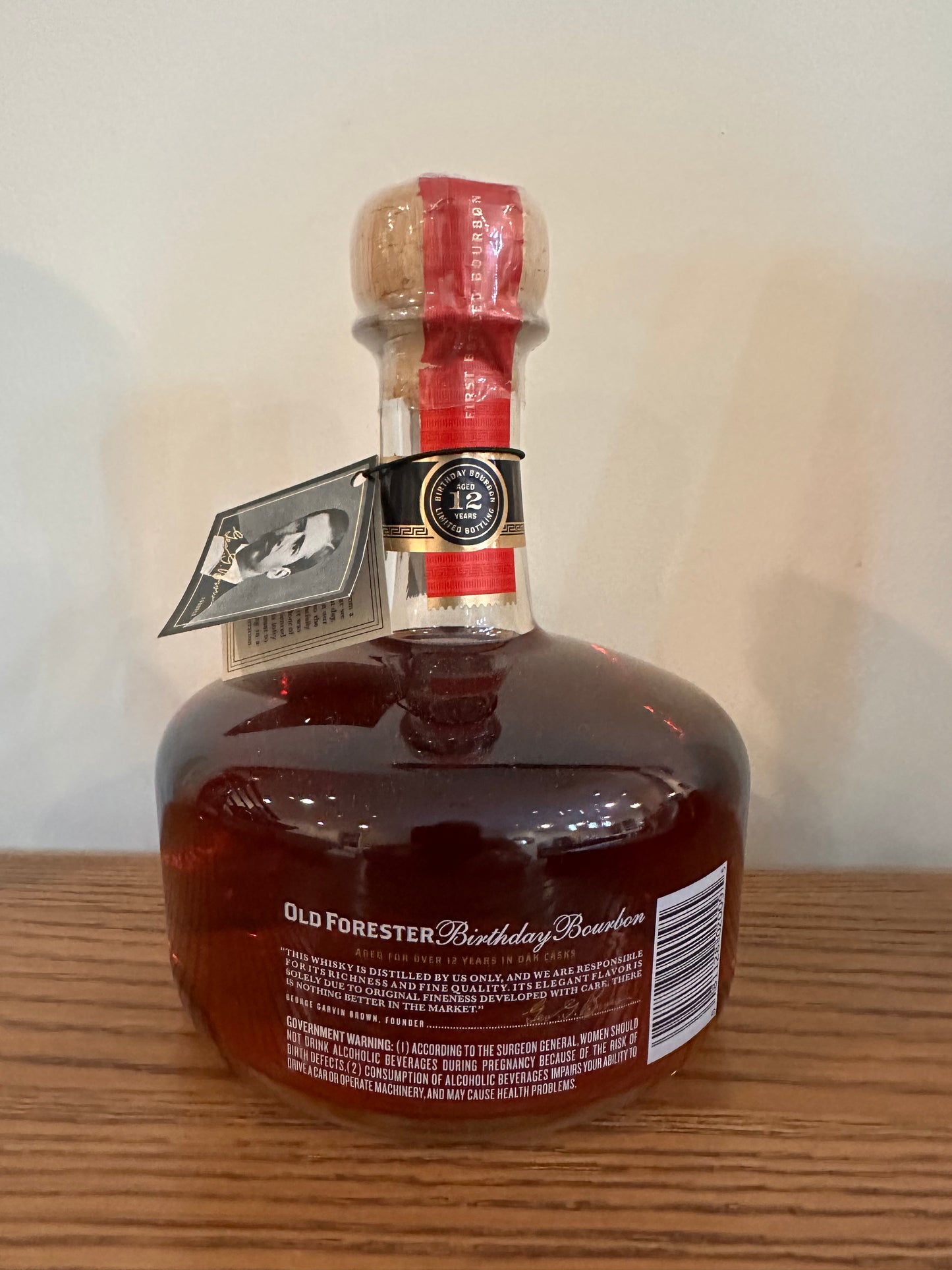 2012 Old Forester Birthday Bourbon 12 Year Old Kentucky Straight Bourbon Whiskey 750ml