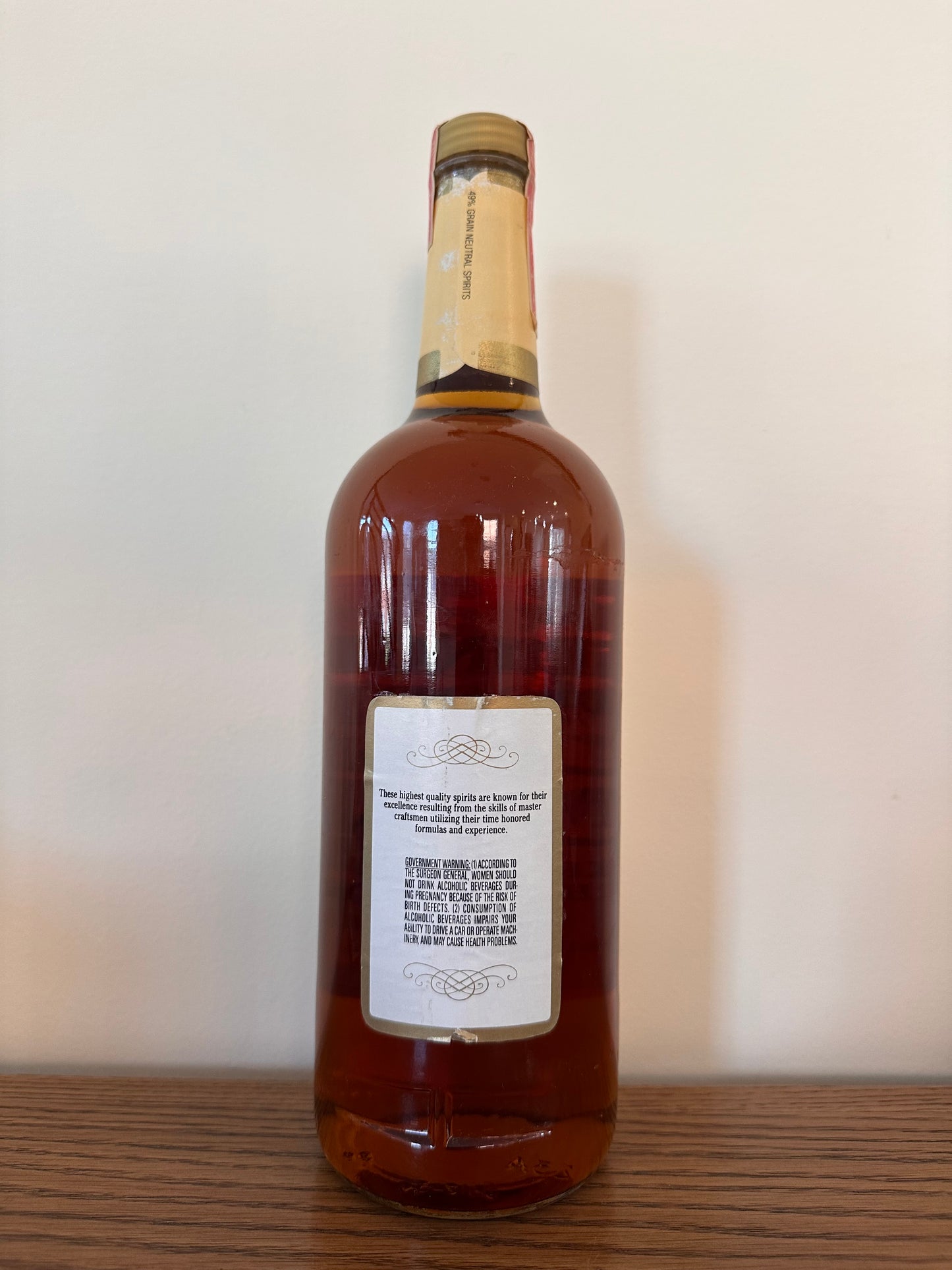 Mattingly & Moore Straight Bourbon Whiskey 1.0Lt (1988)