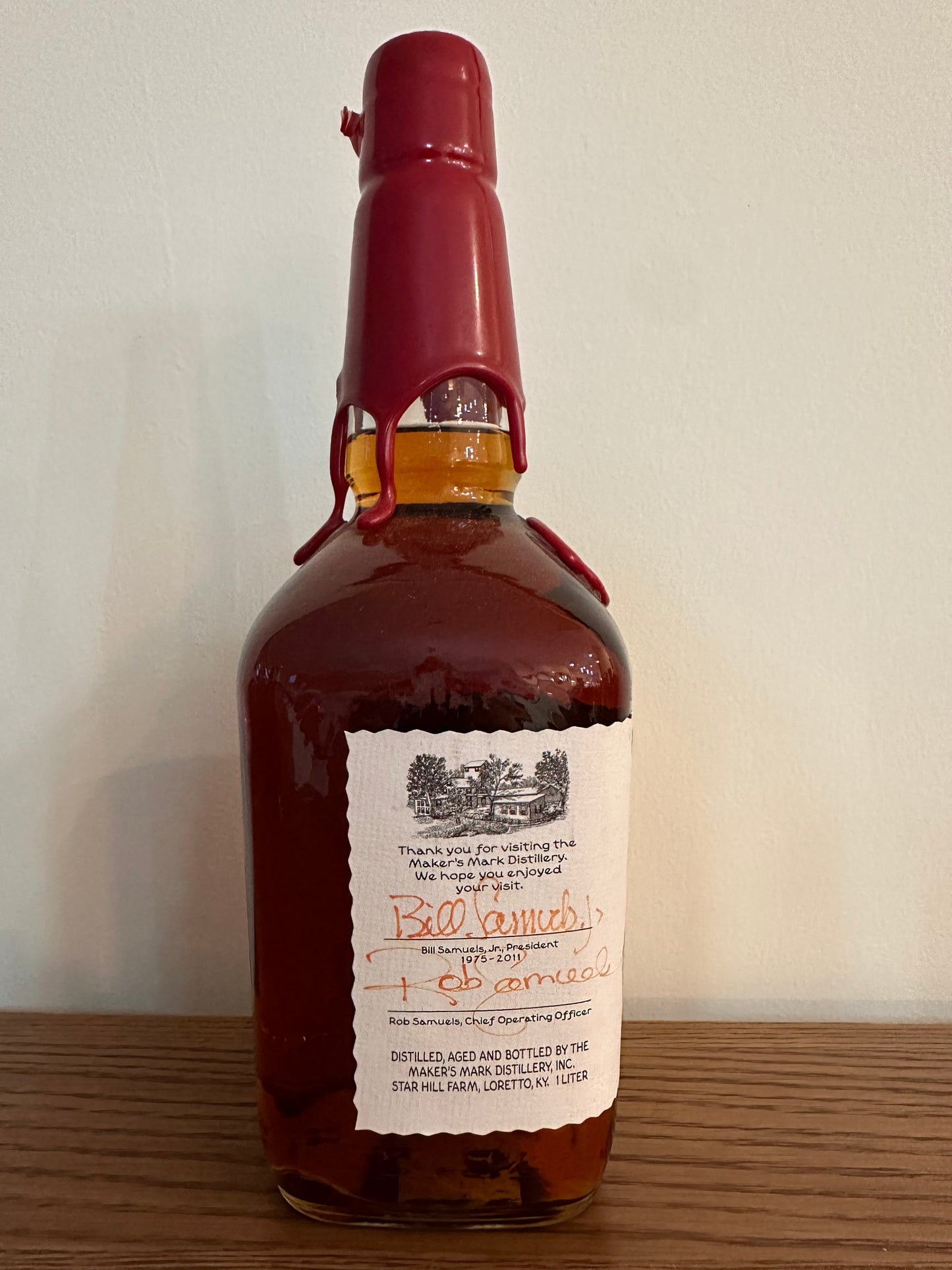 2011 Maker's Mark Samuels Family Legacy Kentucky Straight Bourbon Whisky 1Lt