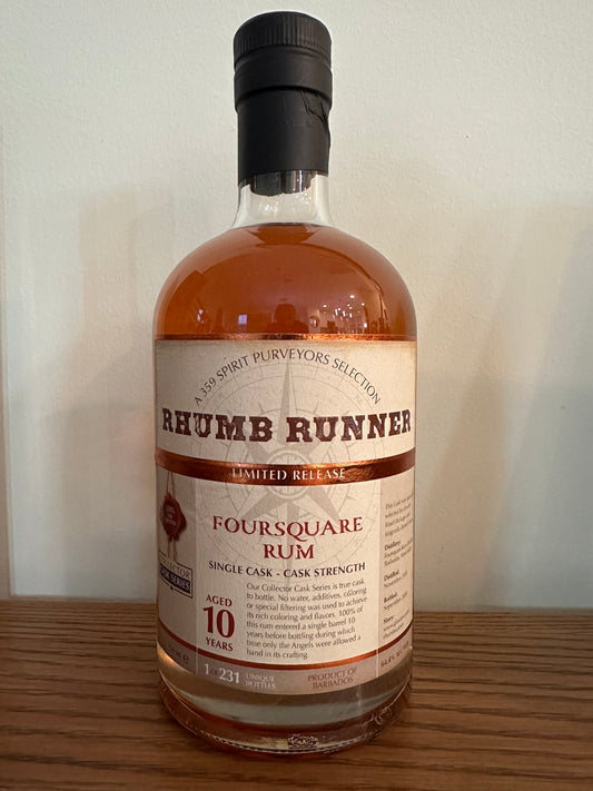 Rhumb Runner Foursquare Rum Single Cask 10 Year 2018