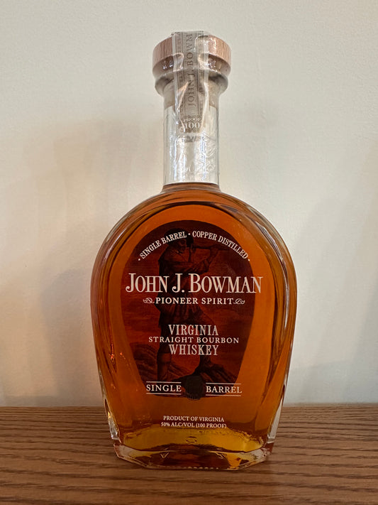 John J. Bowman Single Barrel 2022 Virginia Straight Bourbon Whiskey 750ml