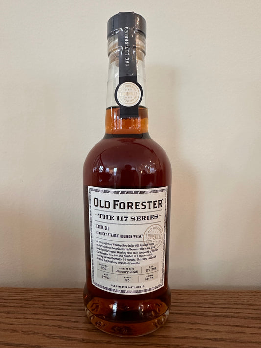 Old Forester The 117 Series Extra Extra Old Batch 002 Straight Bourbon Whisky 375ml