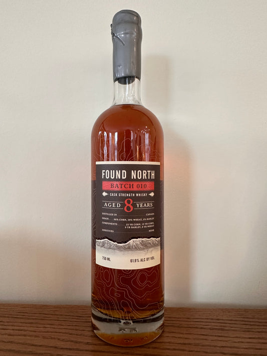 Found North Batch 010 8 Year Old Cask Strength Whisky 750ml
