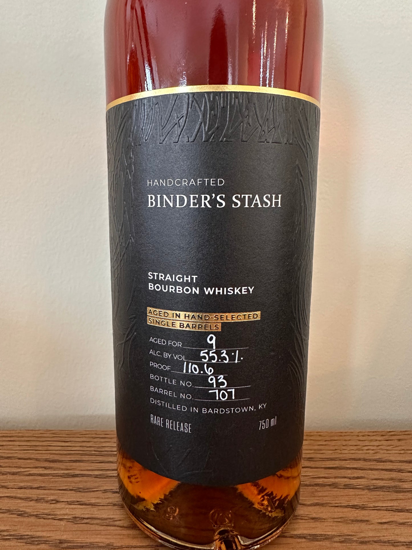 Binder's Stash Bourbon Bonanza 2025 9 Year Old Bourbon Whiskey 750ml