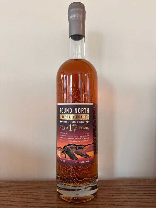 2025 Found North Hell Diver 17 Year Old Whisky 750ml