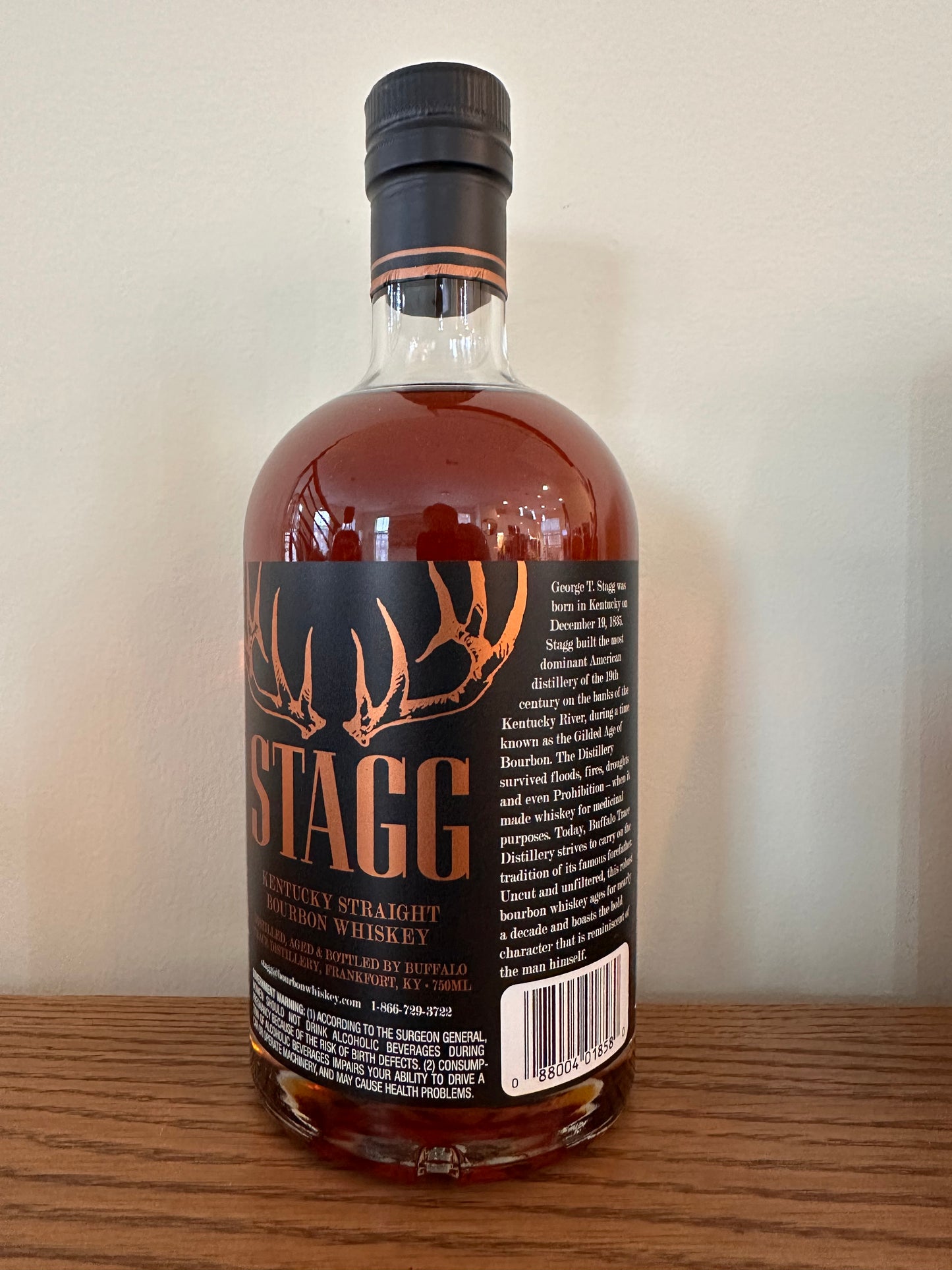 Stagg Kentucky Straight Bourbon Whiskey Batch 25C 125.6 Proof
