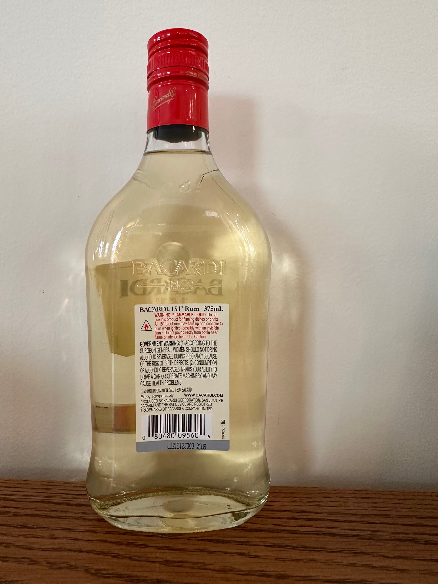 Bacardi 151 Rum 375ml